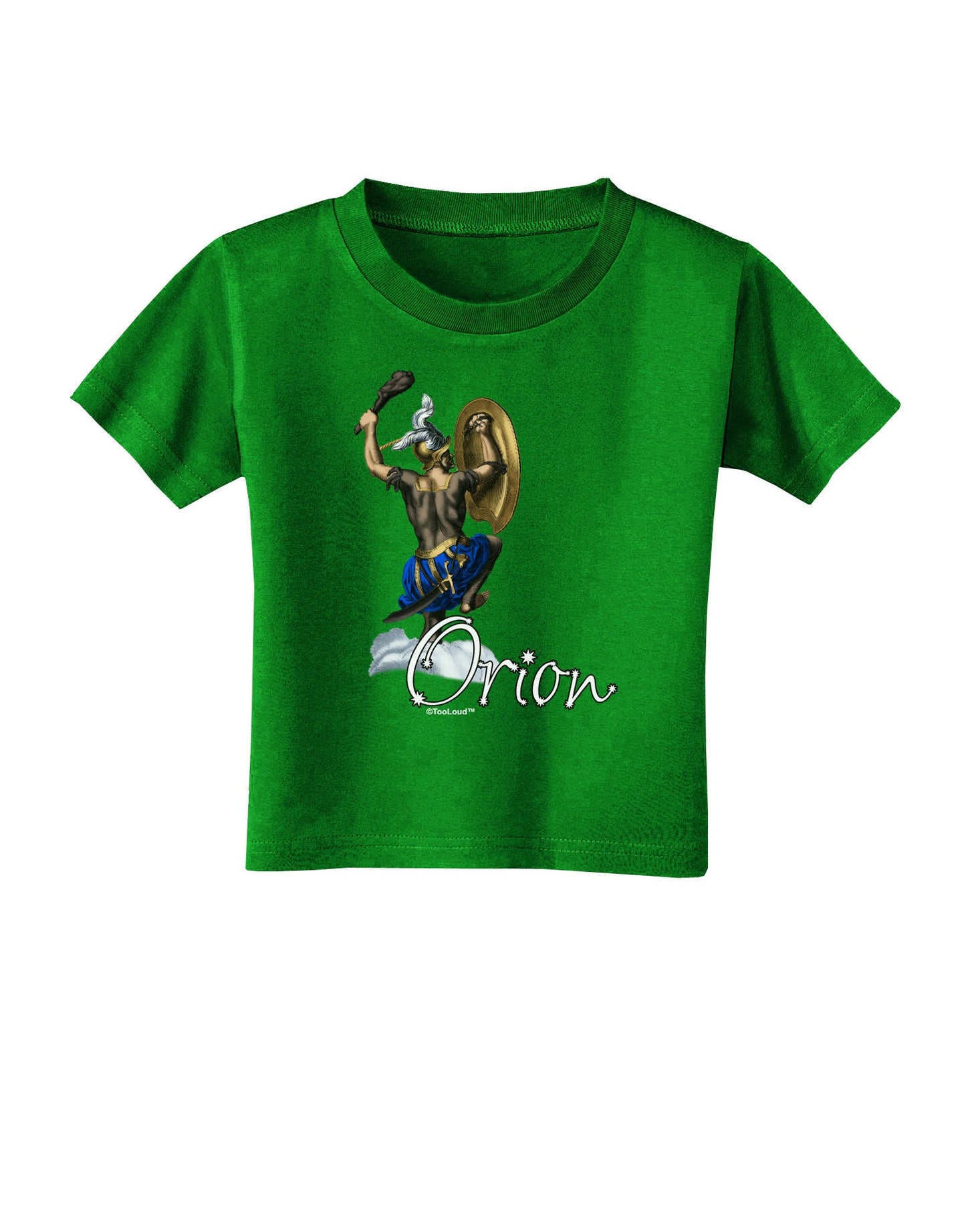 Orion Color Illustration Toddler T-Shirt Dark-Toddler T-Shirt-TooLoud-Clover-Green-2T-Davson Sales
