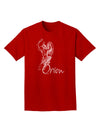 Orion Illustration Adult Dark T-Shirt-Mens T-Shirt-TooLoud-Red-Small-Davson Sales