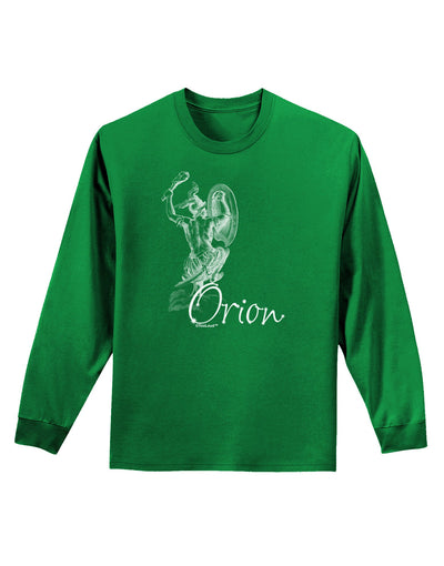 Orion Illustration Adult Long Sleeve Dark T-Shirt-TooLoud-Kelly-Green-Small-Davson Sales