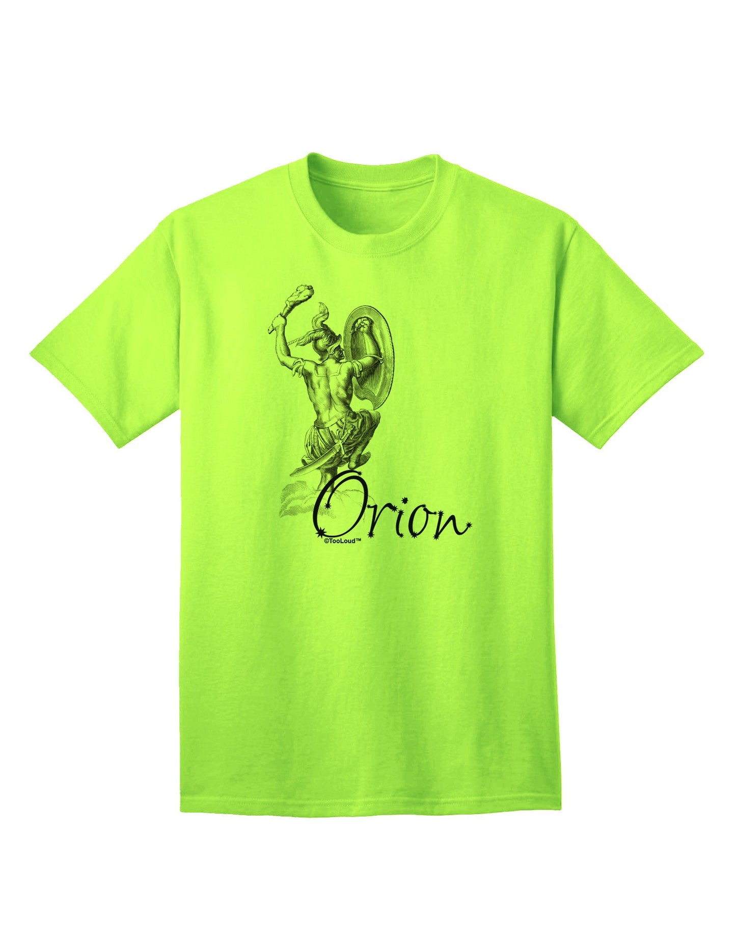Orion Illustration Adult T-Shirt-Mens T-Shirt-TooLoud-Neon-Green-Small-Davson Sales