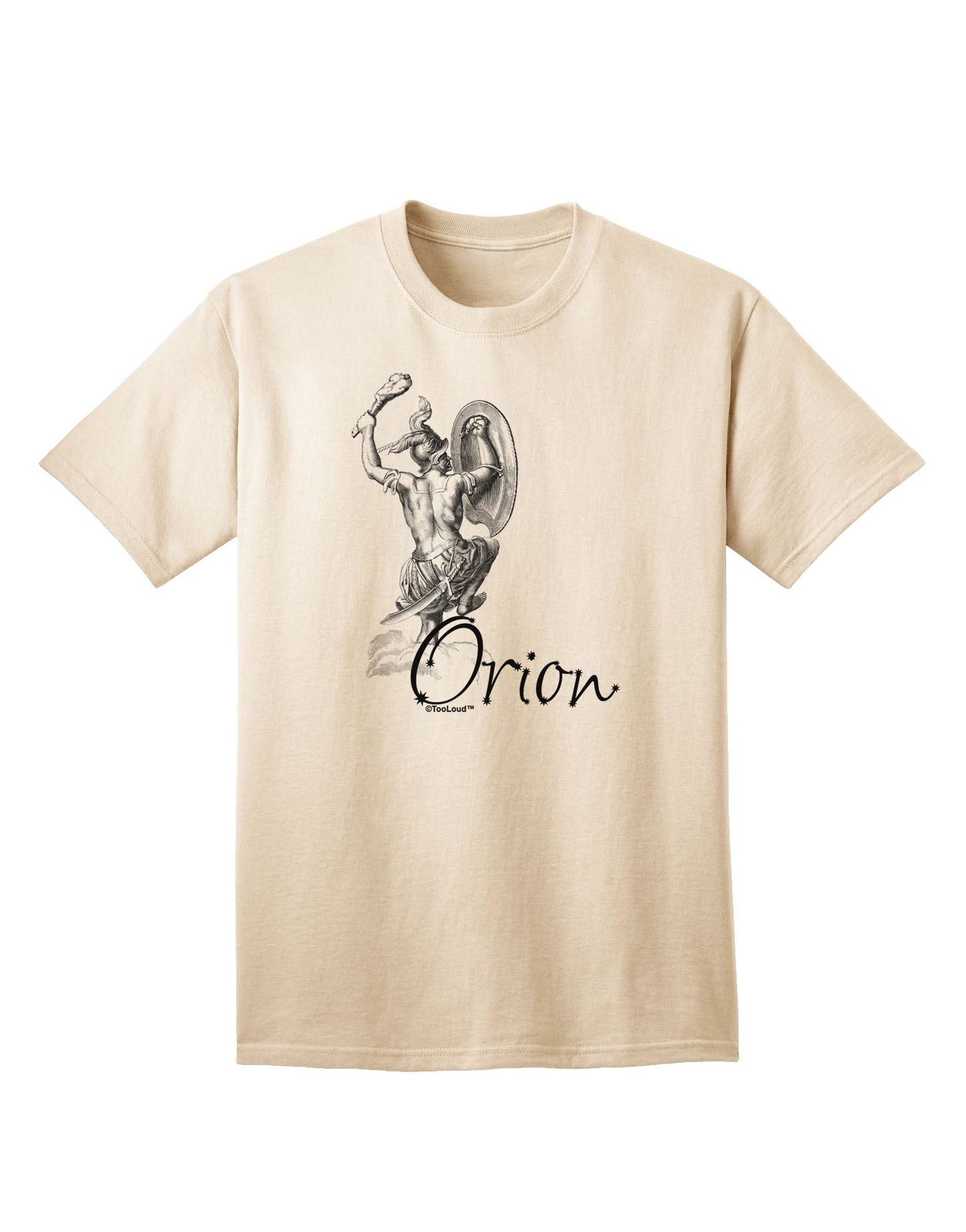 Orion Illustration Adult T-Shirt-Mens T-Shirt-TooLoud-Natural-Small-Davson Sales