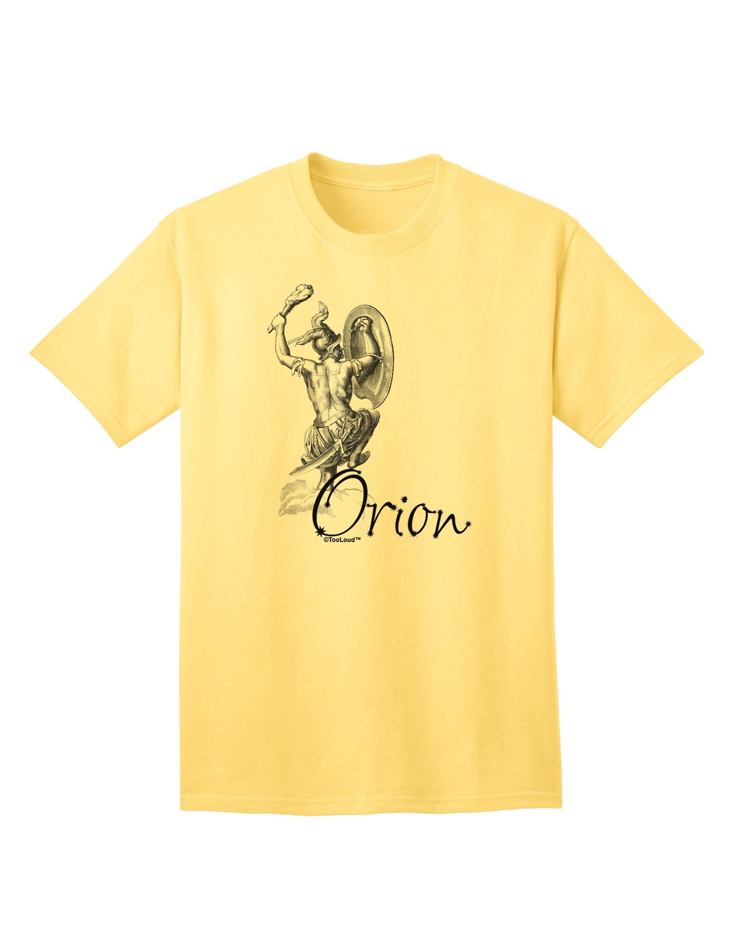 Orion Illustration Adult T-Shirt-Mens T-Shirt-TooLoud-Yellow-Small-Davson Sales