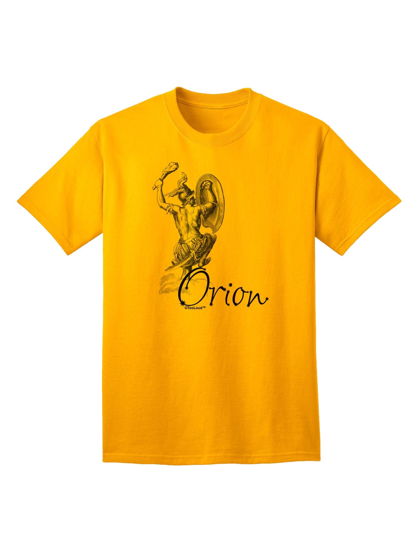 Orion Illustration Adult T-Shirt-Mens T-Shirt-TooLoud-Gold-Small-Davson Sales