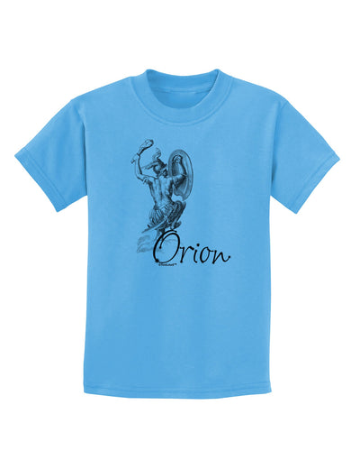 Orion Illustration Childrens T-Shirt-Childrens T-Shirt-TooLoud-Aquatic-Blue-X-Small-Davson Sales