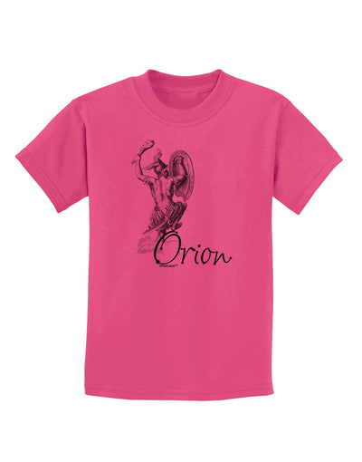 Orion Illustration Childrens T-Shirt-Childrens T-Shirt-TooLoud-Sangria-X-Small-Davson Sales