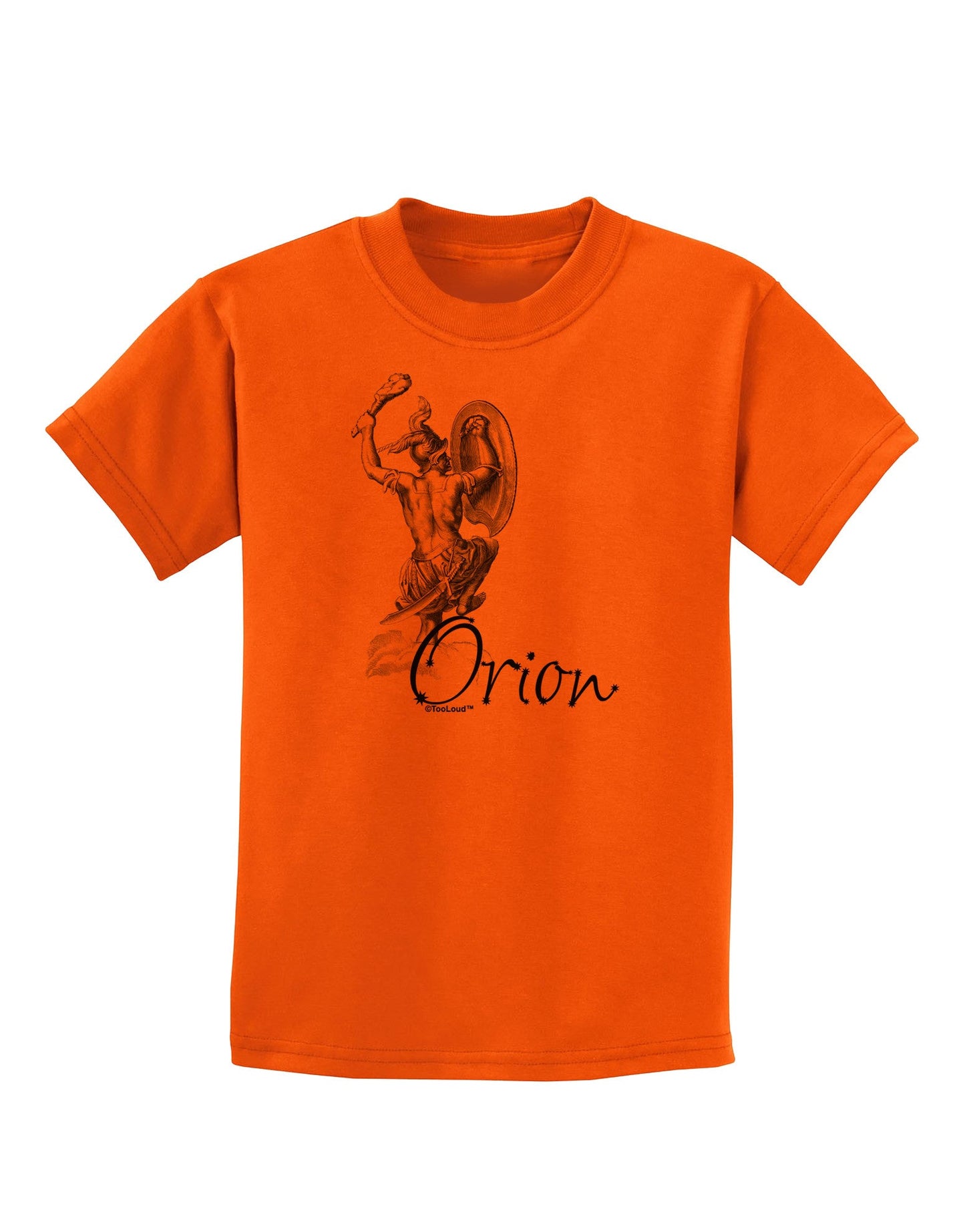 Orion Illustration Childrens T-Shirt-Childrens T-Shirt-TooLoud-Orange-X-Small-Davson Sales