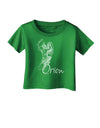 Orion Illustration Infant T-Shirt Dark-Infant T-Shirt-TooLoud-Clover-Green-06-Months-Davson Sales