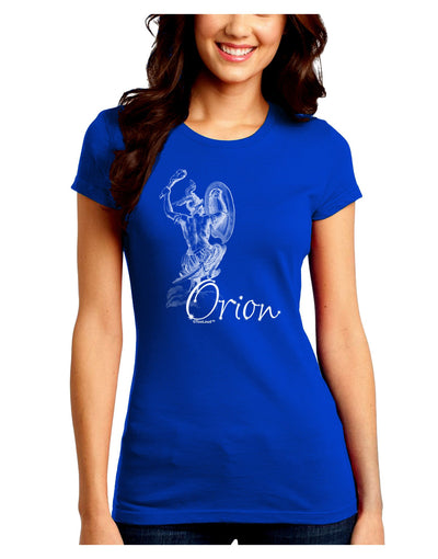 Orion Illustration Juniors Crew Dark T-Shirt-T-Shirts Juniors Tops-TooLoud-Royal-Blue-Juniors Fitted Small-Davson Sales