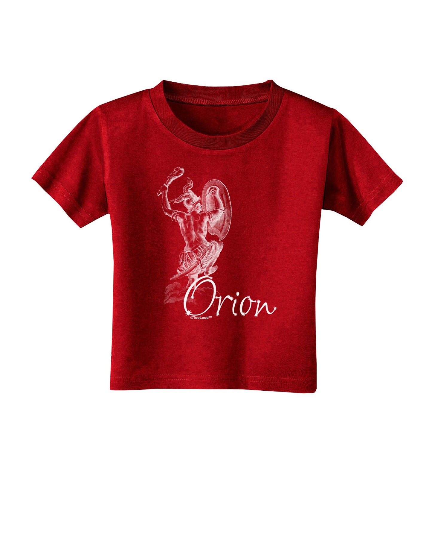Orion Illustration Toddler T-Shirt Dark-Toddler T-Shirt-TooLoud-Red-2T-Davson Sales