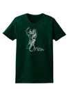 Orion Illustration Womens Dark T-Shirt-TooLoud-Forest-Green-Small-Davson Sales