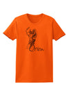 Orion Illustration Womens T-Shirt-Womens T-Shirt-TooLoud-Orange-X-Small-Davson Sales