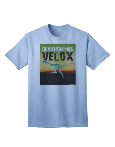 Ornithomimus Velox Adult T-Shirt with Customizable Name - A Must-Have for Bird Enthusiasts-Mens T-shirts-TooLoud-Light-Blue-Small-Davson Sales