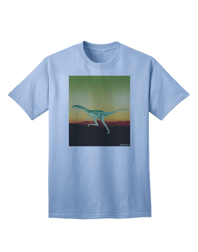 Ornithomimus Velox - Unbranded Adult T-Shirt Offered by TooLoud-Mens T-shirts-TooLoud-Light-Blue-Small-Davson Sales