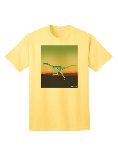 Ornithomimus Velox - Unbranded Adult T-Shirt Offered by TooLoud-Mens T-shirts-TooLoud-Yellow-Small-Davson Sales