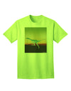 Ornithomimus Velox - Unbranded Adult T-Shirt Offered by TooLoud-Mens T-shirts-TooLoud-Neon-Green-Small-Davson Sales