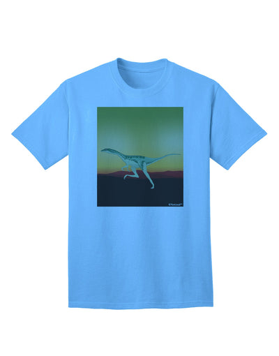 Ornithomimus Velox - Unbranded Adult T-Shirt Offered by TooLoud-Mens T-shirts-TooLoud-Aquatic-Blue-Small-Davson Sales