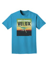 Ornithomimus Velox - With Name Adult Dark T-Shirt by TooLoud-Mens T-Shirt-TooLoud-Turquoise-Small-Davson Sales