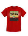 Ornithomimus Velox - With Name Childrens Dark T-Shirt by TooLoud-Childrens T-Shirt-TooLoud-Red-X-Small-Davson Sales