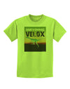 Ornithomimus Velox - With Name Childrens T-Shirt by TooLoud-Childrens T-Shirt-TooLoud-Lime-Green-X-Small-Davson Sales