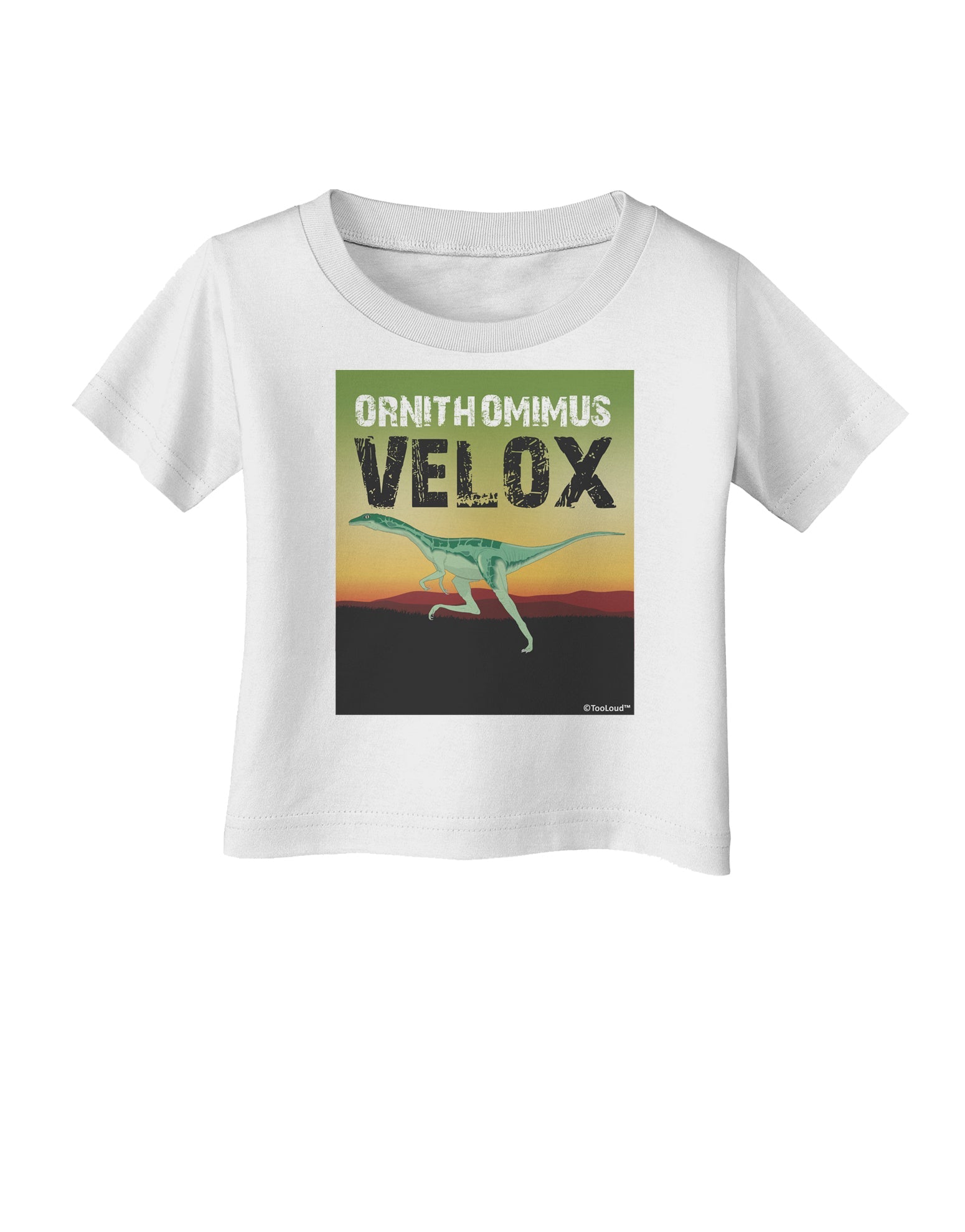 Ornithomimus Velox - With Name Infant T-Shirt by TooLoud-Infant T-Shirt-TooLoud-White-06-Months-Davson Sales