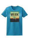 Ornithomimus Velox - With Name Womens Dark T-Shirt by TooLoud-Womens T-Shirt-TooLoud-Turquoise-X-Small-Davson Sales