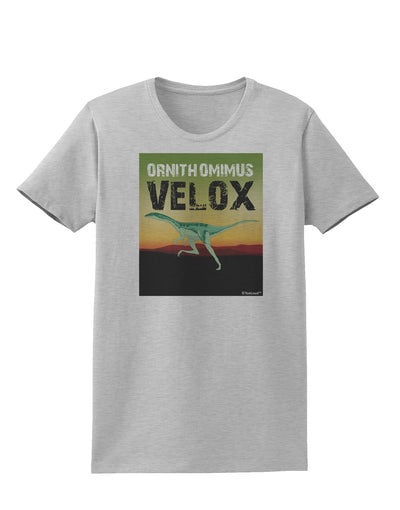 Ornithomimus Velox - With Name Womens T-Shirt by TooLoud-Womens T-Shirt-TooLoud-AshGray-X-Small-Davson Sales