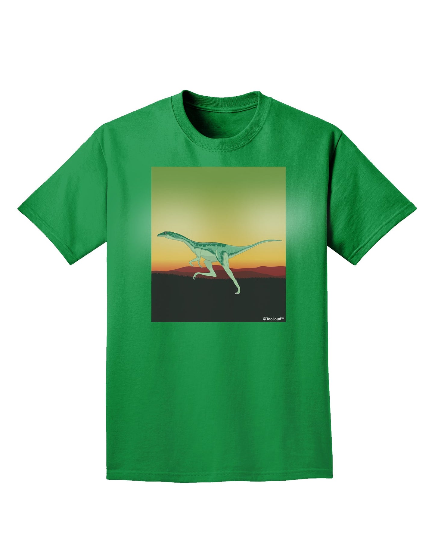 Ornithomimus Velox - Without Name Adult Dark T-Shirt by TooLoud-Mens T-Shirt-TooLoud-Kelly-Green-Small-Davson Sales