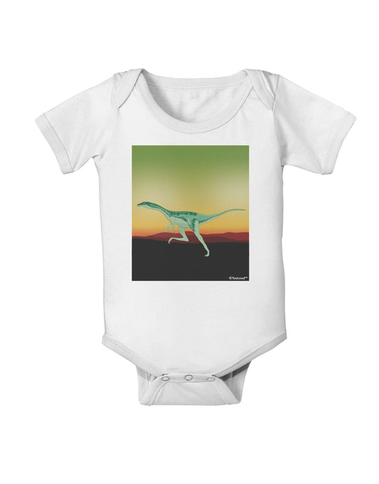 Ornithomimus Velox - Without Name Baby Romper Bodysuit by TooLoud-Baby Romper-TooLoud-White-06-Months-Davson Sales