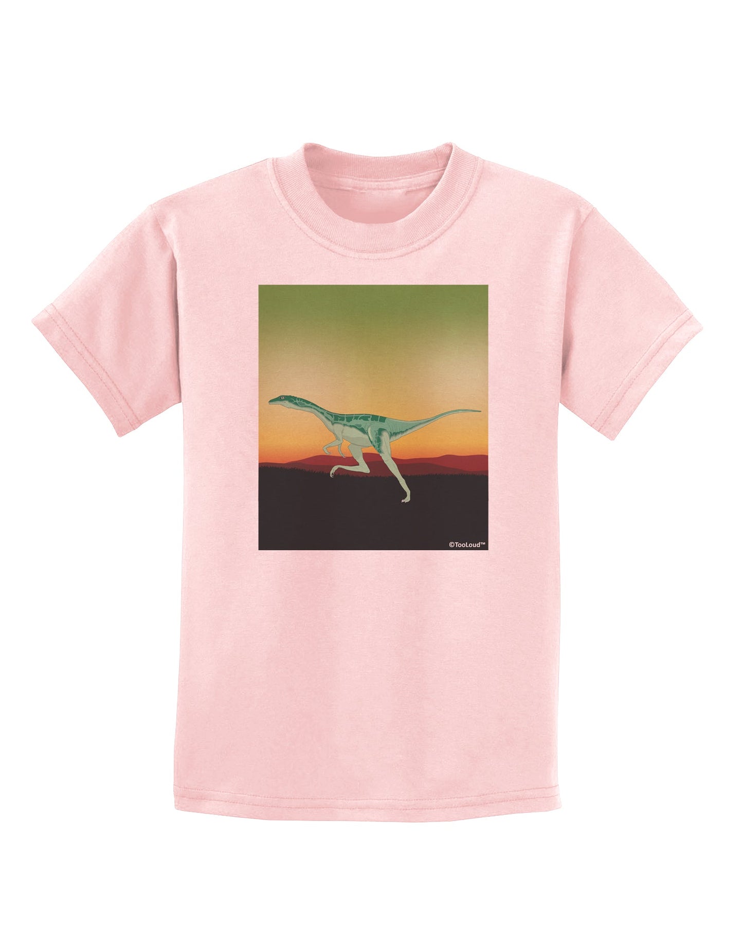Ornithomimus Velox - Without Name Childrens T-Shirt by TooLoud-Childrens T-Shirt-TooLoud-PalePink-X-Small-Davson Sales
