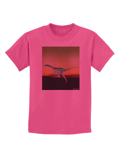 Ornithomimus Velox - Without Name Childrens T-Shirt by TooLoud-Childrens T-Shirt-TooLoud-Sangria-X-Small-Davson Sales