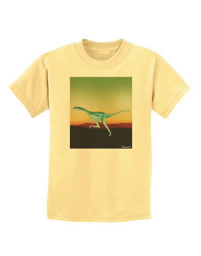 Ornithomimus Velox - Without Name Childrens T-Shirt by TooLoud-Childrens T-Shirt-TooLoud-Daffodil-Yellow-X-Small-Davson Sales