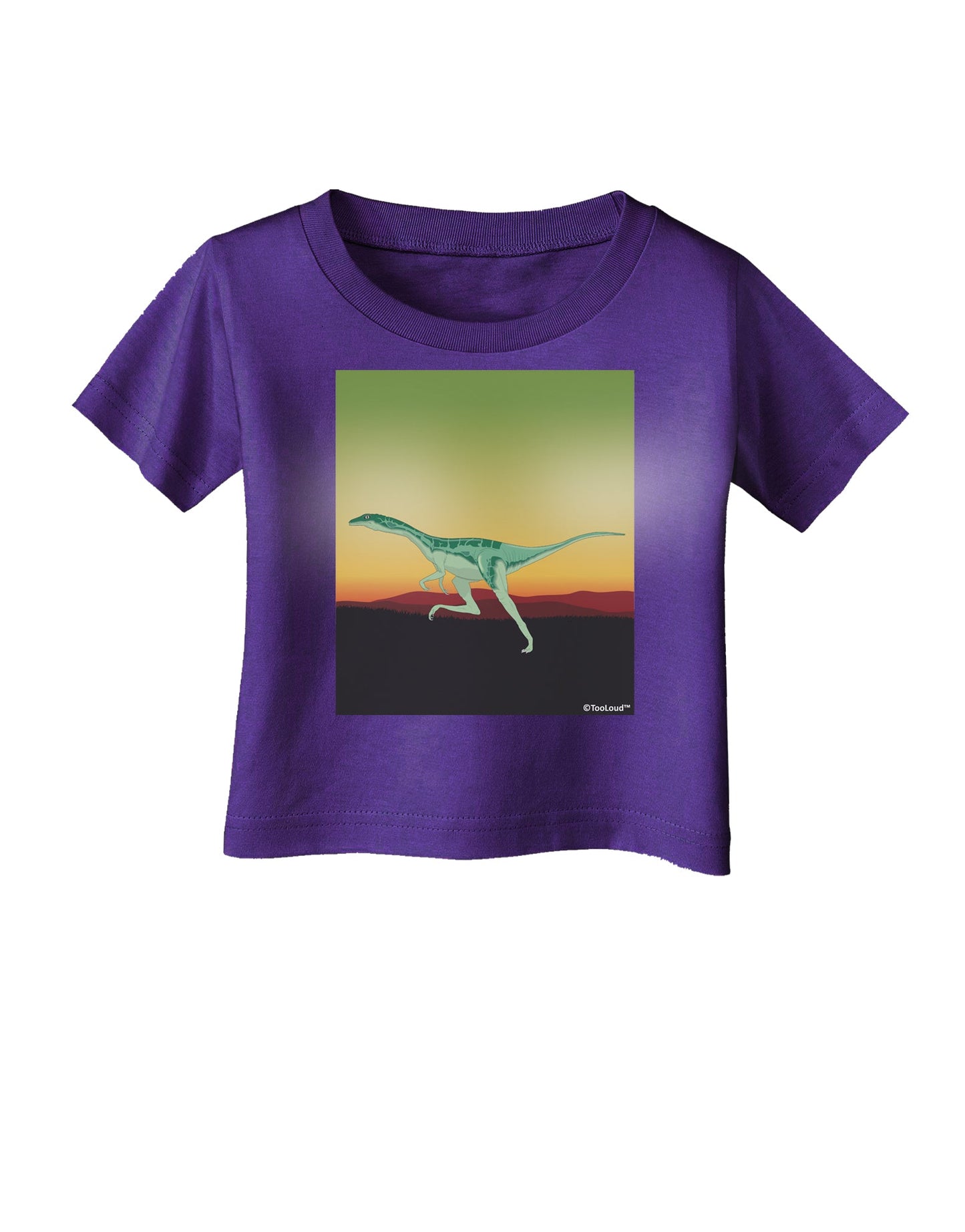 Ornithomimus Velox - Without Name Infant T-Shirt Dark by TooLoud-Infant T-Shirt-TooLoud-Purple-06-Months-Davson Sales