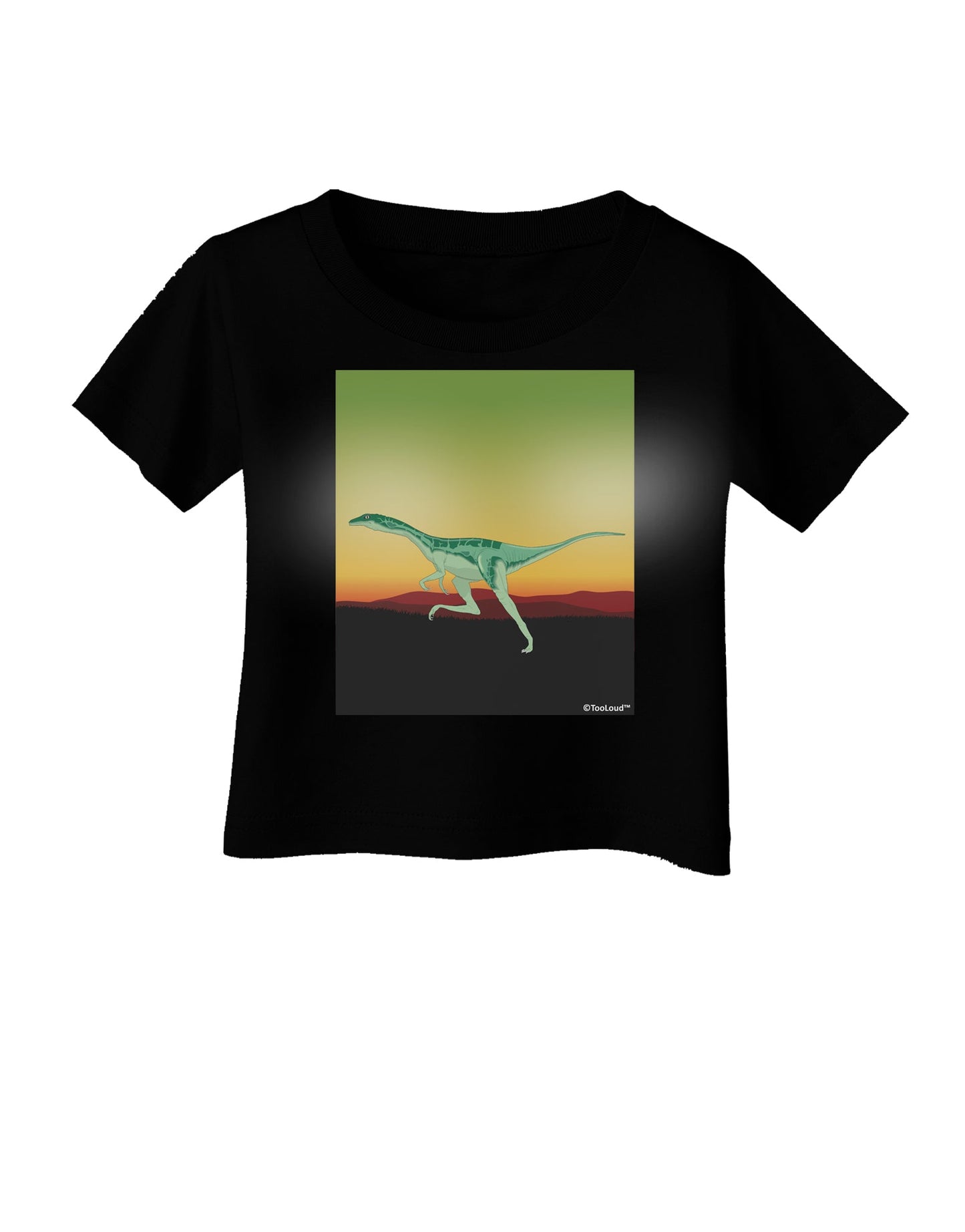 Ornithomimus Velox - Without Name Infant T-Shirt Dark by TooLoud-Infant T-Shirt-TooLoud-Black-06-Months-Davson Sales