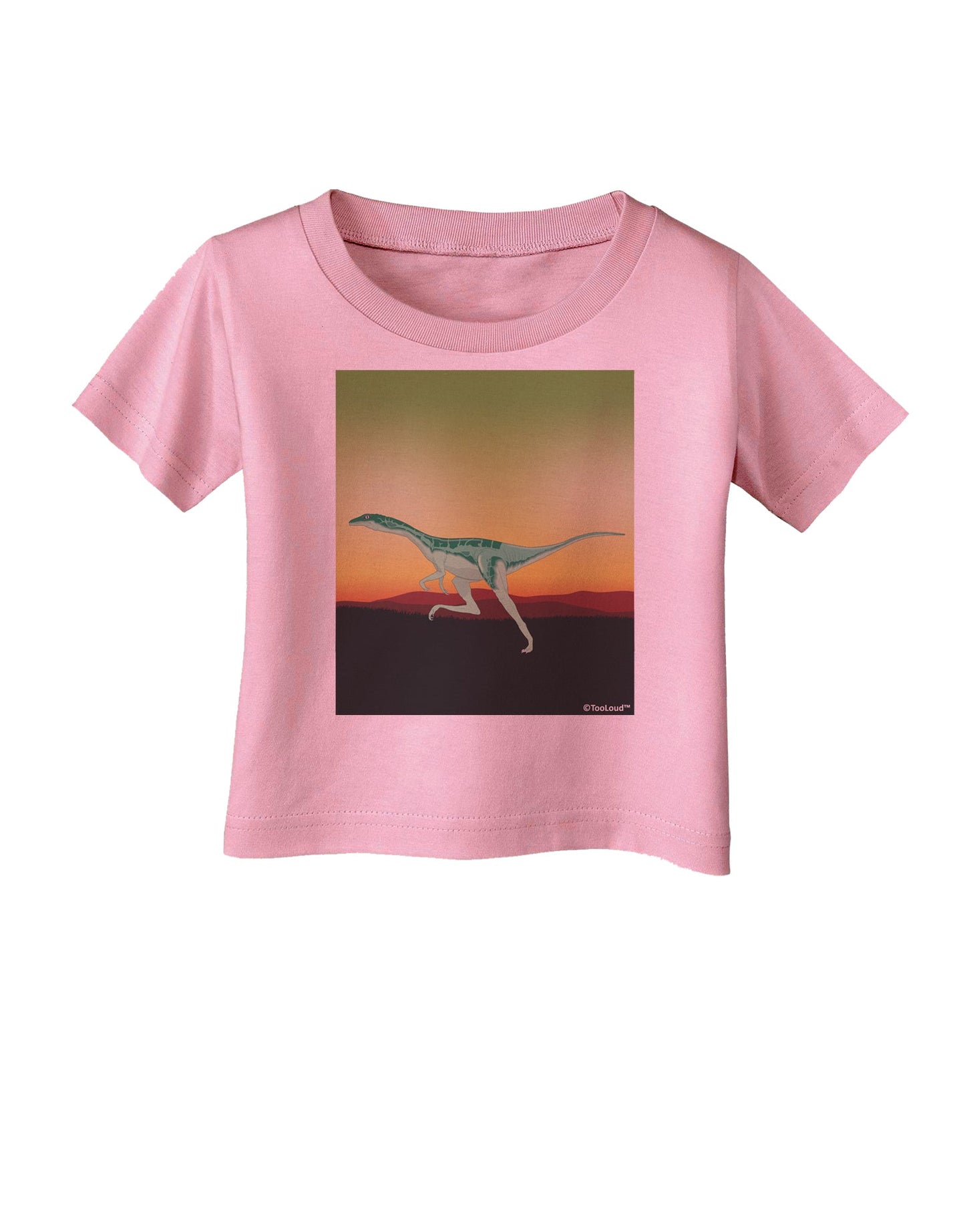 Ornithomimus Velox - Without Name Infant T-Shirt by TooLoud-Infant T-Shirt-TooLoud-Candy-Pink-06-Months-Davson Sales