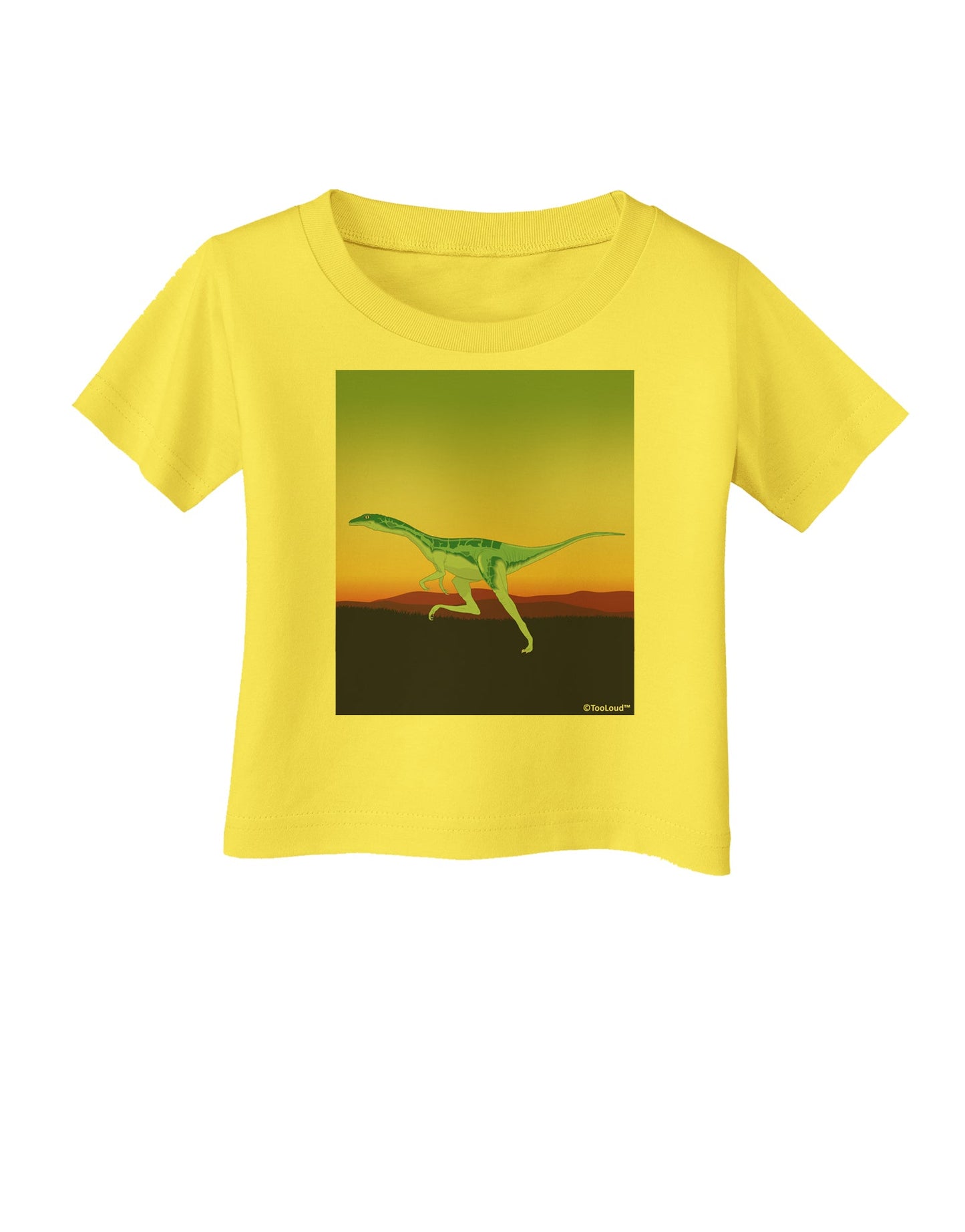Ornithomimus Velox - Without Name Infant T-Shirt by TooLoud-Infant T-Shirt-TooLoud-Yellow-06-Months-Davson Sales