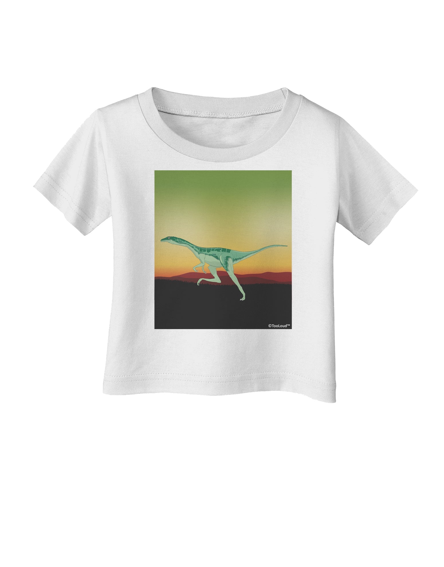 Ornithomimus Velox - Without Name Infant T-Shirt by TooLoud-Infant T-Shirt-TooLoud-White-06-Months-Davson Sales