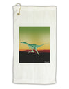 Ornithomimus Velox - Without Name Micro Terry Gromet Golf Towel 16 x 25 inch by TooLoud-Golf Towel-TooLoud-White-Davson Sales