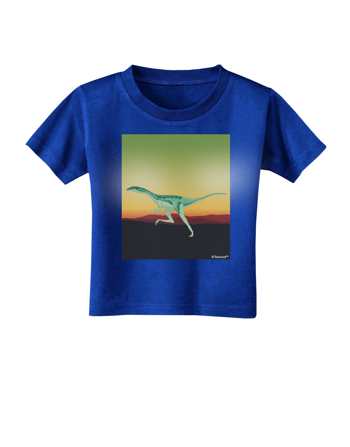 Ornithomimus Velox - Without Name Toddler T-Shirt Dark by TooLoud-Toddler T-Shirt-TooLoud-Royal-Blue-2T-Davson Sales