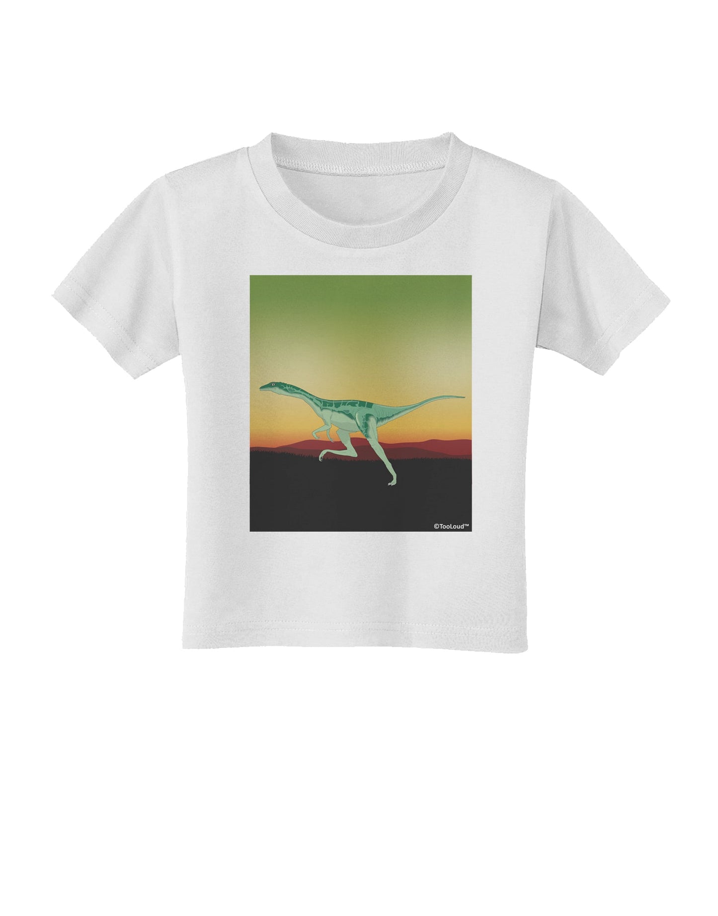 Ornithomimus Velox - Without Name Toddler T-Shirt by TooLoud-Toddler T-Shirt-TooLoud-White-2T-Davson Sales