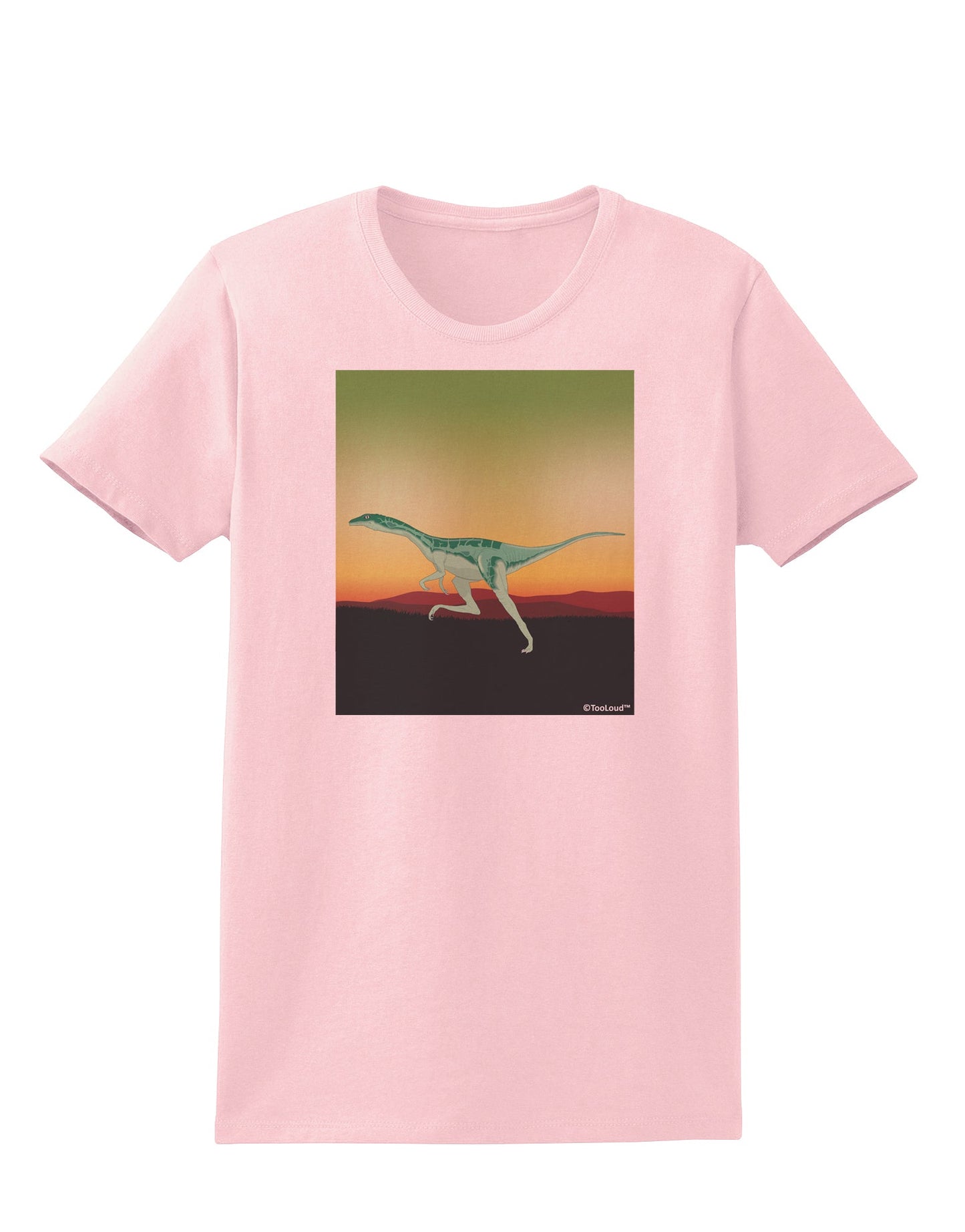 Ornithomimus Velox - Without Name Womens T-Shirt by TooLoud-Womens T-Shirt-TooLoud-PalePink-X-Small-Davson Sales