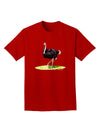 Ostrich Watercolor Adult Dark T-Shirt-Mens T-Shirt-TooLoud-Red-Small-Davson Sales