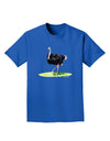 Ostrich Watercolor Adult Dark T-Shirt-Mens T-Shirt-TooLoud-Royal-Blue-Small-Davson Sales