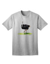 Ostrich Watercolor Adult T-Shirt-Mens T-Shirt-TooLoud-AshGray-Small-Davson Sales