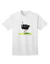 Ostrich Watercolor Adult T-Shirt-Mens T-Shirt-TooLoud-White-Small-Davson Sales