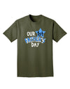 Our 1st Father's Day Adult Dark T-Shirt-Mens T-Shirt-TooLoud-Military-Green-Small-Davson Sales