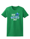 Our 1st Father's Day Womens Dark T-Shirt-TooLoud-Kelly-Green-X-Small-Davson Sales