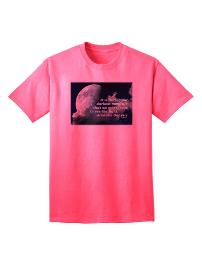 Our Darkest Moments Adult T-Shirt-unisex t-shirt-TooLoud-Neon-Pink-Small-Davson Sales