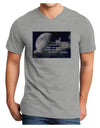 Our Darkest Moments Adult V-Neck T-shirt-Mens V-Neck T-Shirt-TooLoud-HeatherGray-Small-Davson Sales