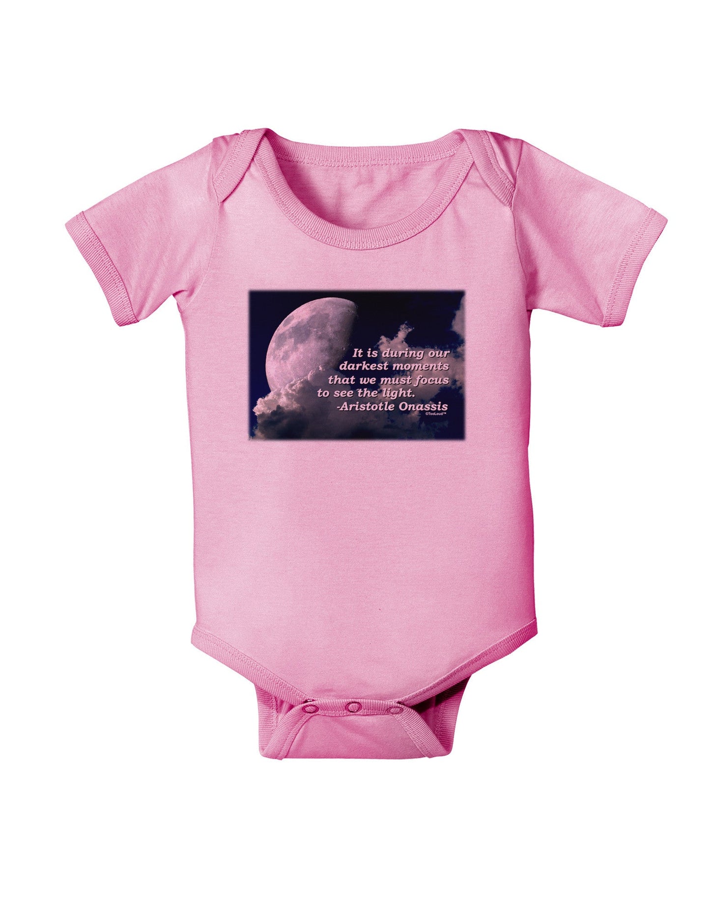 Our Darkest Moments Baby Romper Bodysuit-Baby Romper-TooLoud-Pink-06-Months-Davson Sales