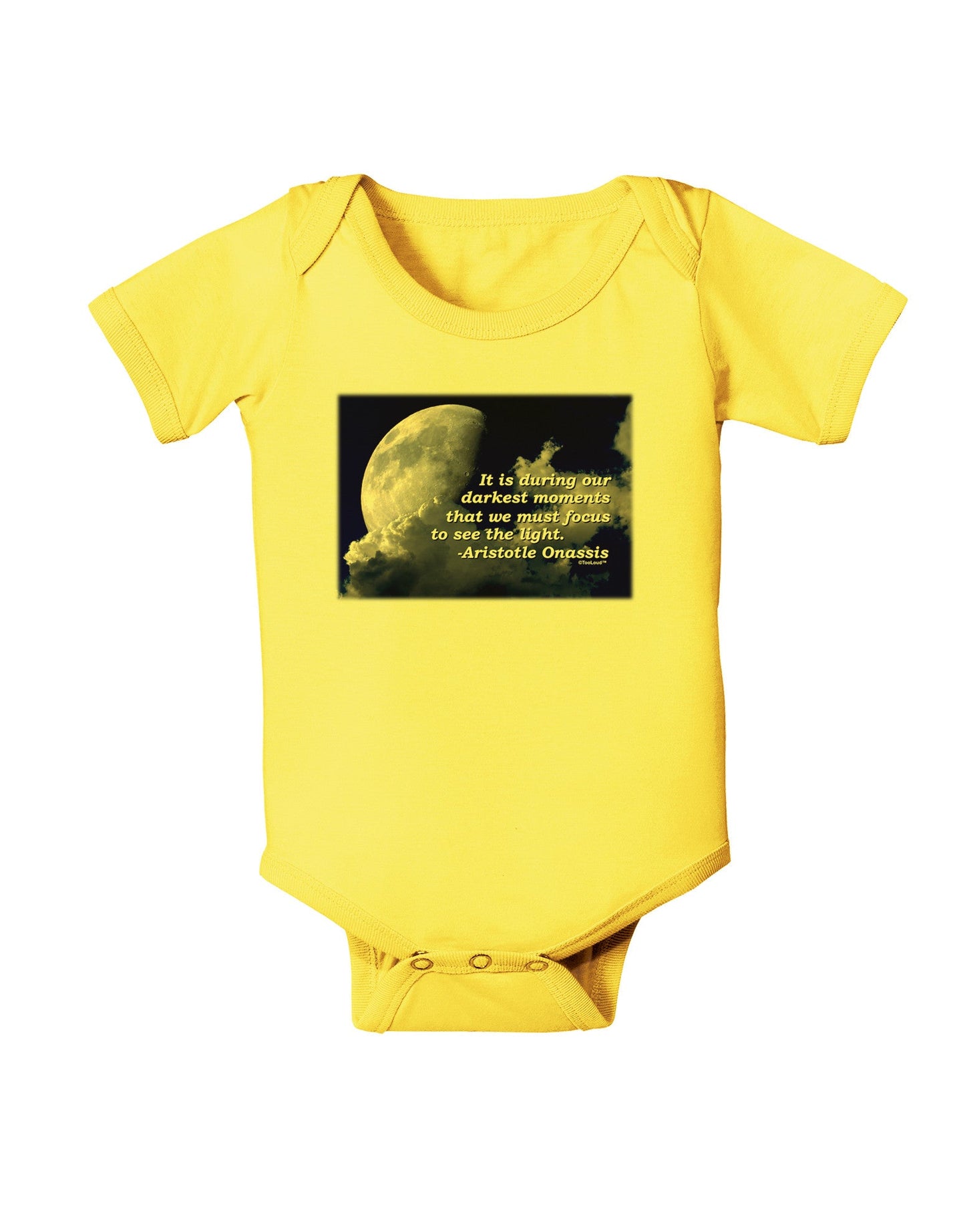 Our Darkest Moments Baby Romper Bodysuit-Baby Romper-TooLoud-Yellow-06-Months-Davson Sales
